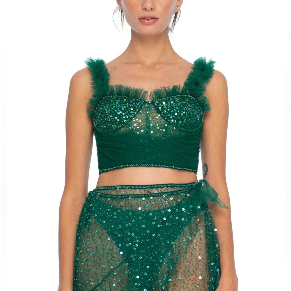 Dyspnea Feelin Frills Bodice - Kate Miss Green